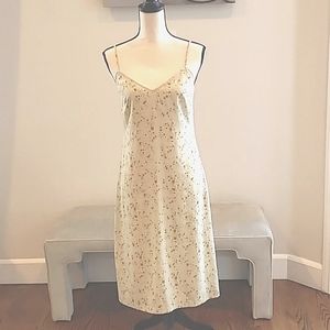 Vintage Custom Designed Sage Floral Dress